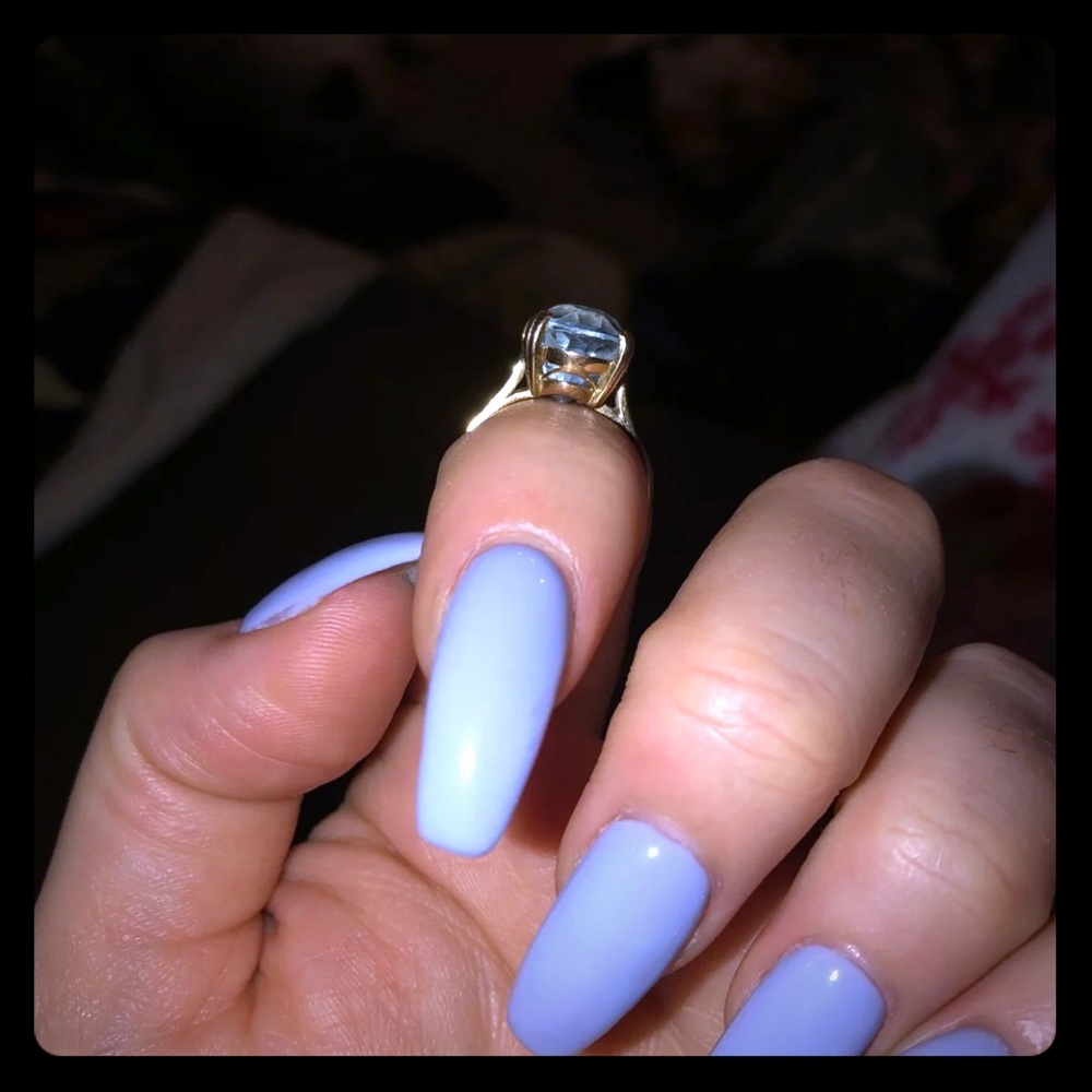 18k gold Aquamarine ring